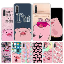 Bonito dos desenhos animados rosa porco capa de telefone para xiaomi redmi nota 10 9s 8t 8 7 6 5 9a 6a 7a 9c k20 s2 pro luxo macio coque 2024 - compre barato