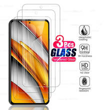 3pcs full screen protector transparent tempered glass for pocophone poko poxo poco little f3 f 3 pocof3 6.67'' phone film cover 2024 - buy cheap