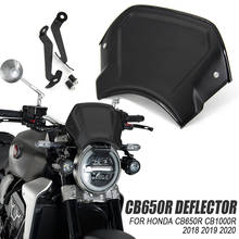 New FOR HONDA CB650R CB1000R CB 650 1000 R 2018 2019 2020 Motorcycle Accessories Modified WindScreen Windshield Front Deflector 2024 - buy cheap