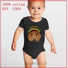 Cute Newborn Reggae jamaica cool Lion Of Judah rasta king Children Baby Girl Clothe Baby Bodysuit Infant Jumpsuit Summer Clothes 2024 - buy cheap