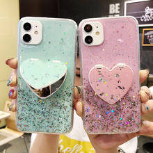 Realme 6 Glitter Silicone Love Mirror Case For OPPO Realme 6 5 X2 XT X50 Pro Cover Mobile Phone Bag Back Shell 2024 - buy cheap