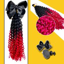 Punk Style Motorcycle Gradient Ramp Helmet Braids Wig Twist Braid Motocross Motorbike Off Road Moto Decoration Crochet Braids 2024 - buy cheap