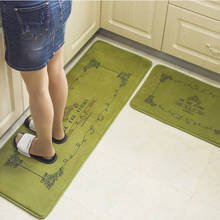 European Retro Fashion Kitchen Floor Mats Super Soft Water Absorbent and Antiskid Kitchen Rug Bathroom Doormat 2Pcs/Set 2024 - buy cheap