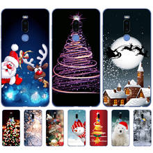 Funda de silicona suave para Meizu X8, carcasa de TPU con pintura para Meizu X 8, parachoques, invierno, nieve, Navidad, Feliz Año Nuevo 2024 - compra barato