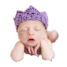 Newborn Baby Crowns Handmade Crochet Crown For Photography Props Knitted Headband For Boys Girls Photo Props Hair Accessory 2024 - buy cheap