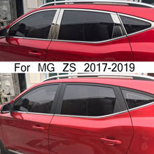 For MG ZS 2017-2019 High-quality Stainless Steel Car Window Decoration Strip Body Trim Anti-scratch Protection Car Styling 2024 - buy cheap