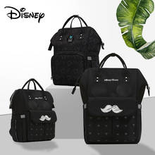 Disney-bolsas de pañales de Mickey y Minnie para bebé, bolso multifuncional de maternidad para mamá, organizador de pañales para bebé 2024 - compra barato