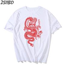 Camiseta estilo harajuku, camiseta casual larga da moda, vintage, com estampa chinesa, para homens, de verão 2024 - compre barato
