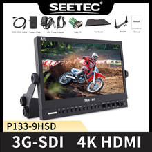 Seetec P133-9HSD 13.3"IPS 3G SDI 4K HDMI Broadcast Monitor Full HD 1920x1080 Field Video Desktop LCD Monitor with AV DVI 2024 - buy cheap