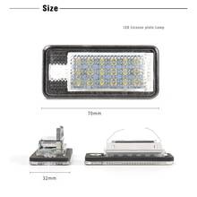 18 LED License Number Plate Light Lamp For Audi A3 S3 A4 S4 B6 A6 S6 A8 S8 Q7 2024 - buy cheap