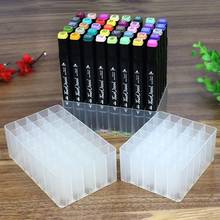 30/40 Slots Marker Pen Storage Holder Brush Pencil Rack Table Stand Organizer Multifunction Tool 2024 - buy cheap