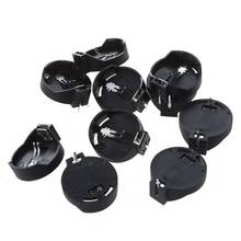 10pcs Black Round Button Battery Holder Case for CR2032 2016 2025 2024 - buy cheap