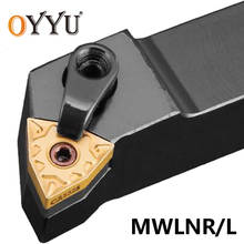 Oyyu 95 ° mwlnr mwlholsa tridimensional suporte de ferramenta de torno cnc cortador giratório externo haste de corte 2024 - compre barato