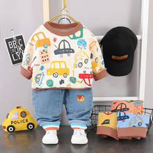Spring Baby Boys Clothing Set Autumn Children Cartoon Coats Pants 2pcs Sets Kids Fashion Toddler Sweatshirt Tracksuit Outfit 2024 - buy cheap