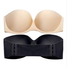 Solid Color Tube Top Bra Women Underwear Invisible strapless bra crop top Seamless Underwired Push Up Bras Women bralette top 2024 - buy cheap