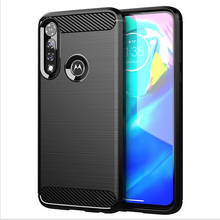 Carbon fiber Cover Shockproof Case For Motorola G G8 E6 E5 G6 G7 Play Plus Power One Macro Action E6s Zoom Cover Bumper Case 2024 - buy cheap