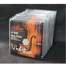 10 Sets Alice A705 Stainless Steel Nickel Chromium Wound 4/4 Size Violin Strings 2024 - compre barato