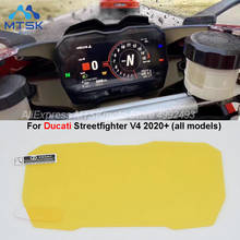 Protector de pantalla para salpicadero, película de protección contra arañazos, para Ducati Streetfighter V4 2020 2024 - compra barato