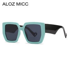 ALOZ MICC Vintage Oversized Square Sunglasses Women Trendy Big Frame Sun Glasses Lady Retro Shades Plastic Gafas Oculos De Sol 2024 - buy cheap