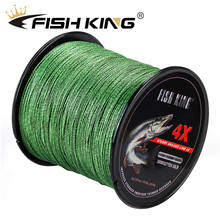 FISH KING 300M/500M Braided Wire PE Braided Fishing Line 0.4#-6.0# 0.10mm-0.40mm 8-60LB 4 Strands PE Multifilament Fishing Line 2024 - buy cheap