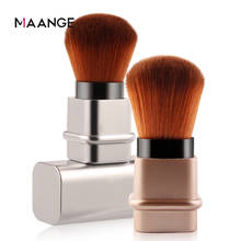 Maange 1 pçs retrátil blush maquiagem escova fundação pó escova profissional escova de blush macio beleza cosméticos compõem a ferramenta 2024 - compre barato