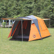 Camel 2 doors 3 - 4 Fully-Automatic Tent Automatic Camping Family Tent 2024 - buy cheap