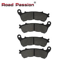 Road Passion Motorcycle Front Brake Pads for HONDA VFR800 Interceptor ABS 2006-2014 VFR 800 XC Crossrunner 800 2012-2014 VFR800A 2024 - buy cheap