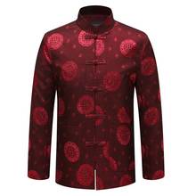 Traditional chinese kung fu suit male clothing jacket for men cheongsam tang suit oriental vintage man mens chinese tops Wedding 2024 - buy cheap