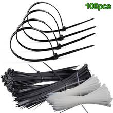 100PCS Self-locking plastic nylon tie set, Plastic Tie Rod Assembly, 3x100, 3x150, Industrial Supply, Hardware Cable & Fasteners 2024 - buy cheap