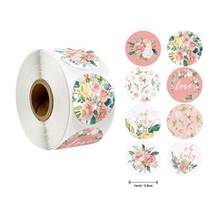 5000Piece1 inch wholesale sealing sticker garland Round LOVE Thank you for supporting my small business 25mm 2024 - buy cheap