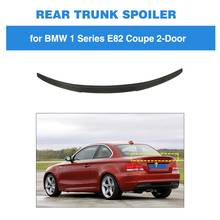 Spoiler traseiro para bmw, em fibra de carbono, 2 portas 2004-2012, para porta-malas, bmw 1 series e82 coupe 2024 - compre barato