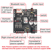 Miniamplificador de Audio para cine en casa, placa amplificadora de Audio con Bluetooth 5,0, 50W + 50W, estéreo, AUX, USB, 12V y 24V, ZK-502M 2024 - compra barato