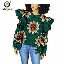 2019 African clothing for women coats and jackets dashiki shirts party wear crop top wax batik ankara print AFRIPRIDE S1924018 2024 - buy cheap