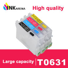 INKARENA Ink Cartridge T0631 For Epson 0631 Stylus C67 C87 Plus CX3700 CX4100 CX4700 CX5700F CX7700 Printer Ink Cartridges Kit 2024 - buy cheap