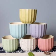 Creative Suyaki Succulent Plant Pot Vase with A Hole Ceramic Crafts Solid Color Flowerpot Home Garden Bonsai Pots 2024 - buy cheap