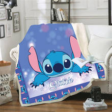 Disney Lilo & Stitch 3D Printed Sherpa Disney Blanket Thows Couch Quilt Cover Travel Bedding Plush Throw Fleece Blanket 2024 - buy cheap