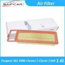 Baificar Brand New High Quality Car Air Filter Cleaner 1444VH 1444EE For Peugeot 301 2008 Citroen C3XR C3-XR C-Elysee 1.6L 2024 - buy cheap