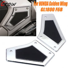 Chrome caixa da motocicleta traseiro rocker pivô capa para honda goldwing gl1800 2018 2019 2020 f6b 2018 2019 2020 2024 - compre barato