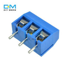 Conector de bloco terminal pcb de 10 tamanhos, inserção de 5.0mm para parafuso 2p 3p azul e verde 2024 - compre barato