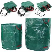 60L-500L Large Capacity Garden Bag Reusable Leaf Sack Trash Can Foldable Garden Garbage Waste Collection Container Storage Bag 2024 - buy cheap