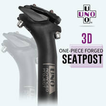 UNO Bicycle Seatpost MTB Seat Post Road Bike Seat Post Bicycl Parts 27.2/30.8/31.6*350mm Aluminum Seat Tube Offset 17mm 2024 - buy cheap