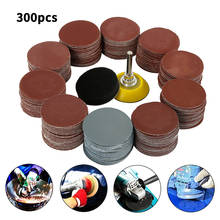 300pcs 180/240/600/800/1000/2000 Grits Sanding Disc Set 2inch 50mm+ Loop Sanding Pad with 3mm Shank For Polishing Cleaning Tools 2024 - buy cheap
