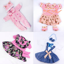 Doll Clothes romper Dress Fit 16-19 Inch bebe Reborn silicone Newborn Baby Doll boy Girl Doll gift toys 2024 - buy cheap