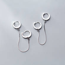 Женские круглые серьги-кольца MloveAcc, ювелирное изделие из 100% настоящего серебра 925 пробы, ювелирное изделие в подарок 2024 - купить недорого