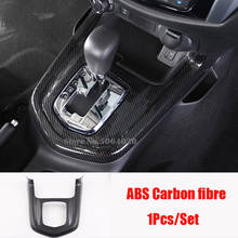 ABS Carbon fibre Car gear shift knob frame panel Decoration Cover Trim For Nissan Navara NP300 2017 2018 2019 accessories 1pcs 2024 - buy cheap