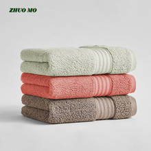 ZHUO MO 36*82 см роскошные египетские хлопчатобумажные полотенца для лица ванная комната супер впитывающие полотенца для взрослых высокое качество махровые полотенца 2024 - купить недорого