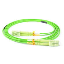 Free Shipping 10 PCS/LOT LC-LC DX OM5 Lime Green Fiber Patch Cord Length or Connector Can Be Customized 2024 - buy cheap