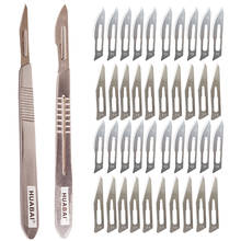 11# 23# Carbon Steel Surgical Scalpel Blades Handle Scalpel DIY Cutting Tool PCB Repair Animal Surgical Knife 2024 - buy cheap