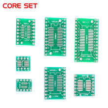 Kit de placa pcb smd, adaptador de conversor a dip, placa sop msop ssop tssop sub23 8 10 14 16 20 28 smt para dip, com 10 peças 2024 - compre barato