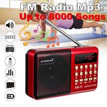 K11 Digital Radio Speaker Portable Mini FM Radio USB TF MP3 Music Player Telescopic Antenna Handsfree Pockets Receiver Outdoor 2024 - buy cheap